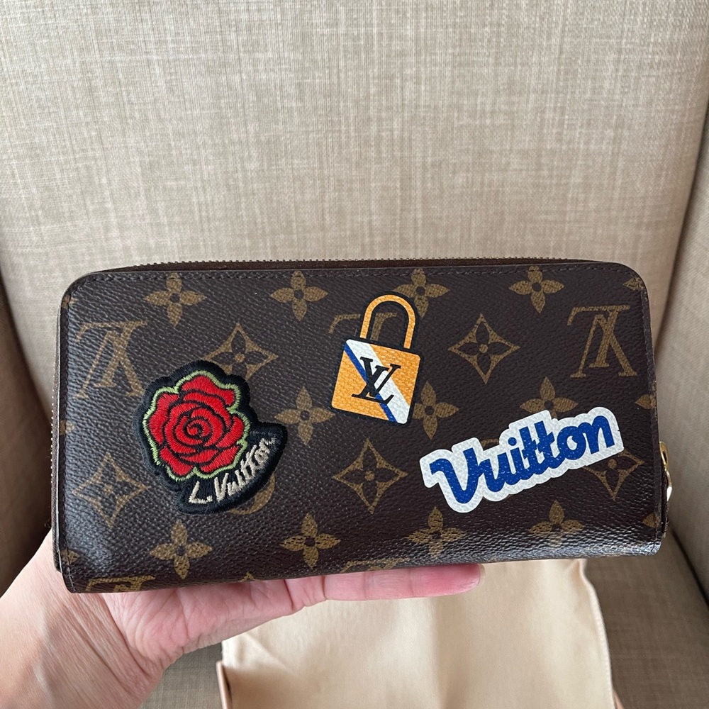 Authentic LOUIS VUITTON Monogram Printed Zippy Zip Around Long Wallet CA3178 - Picture 6 of 16